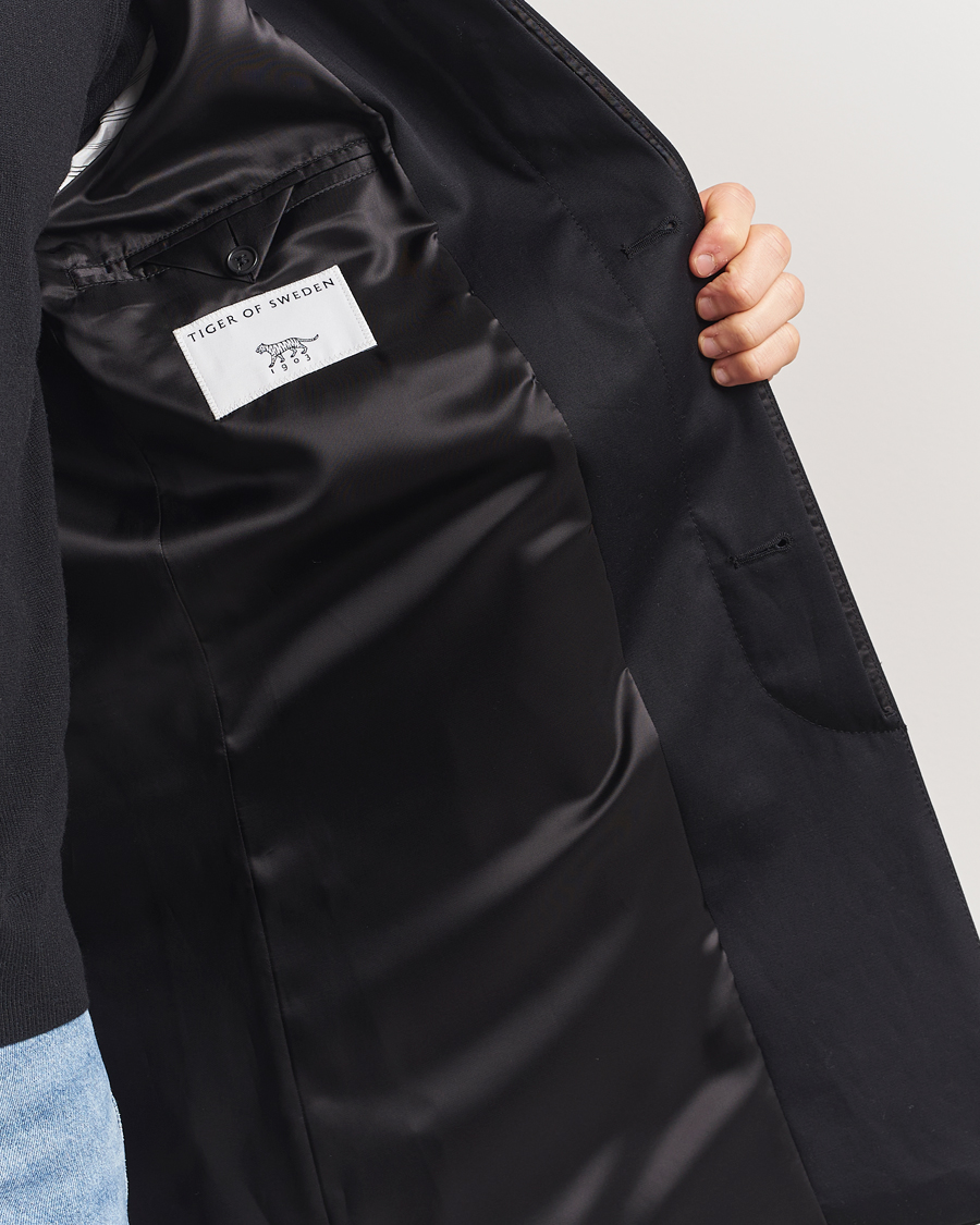 Herr | Jackor | Tiger of Sweden | Cane Car Coat Black