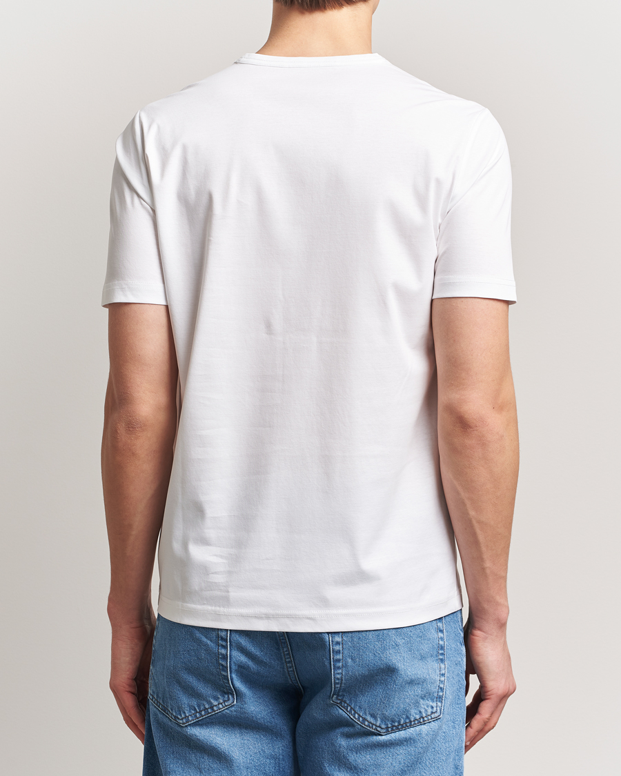 Herr | T-Shirts | Tiger of Sweden | Olaf Mercerized Cotton T-Shirt Pure White