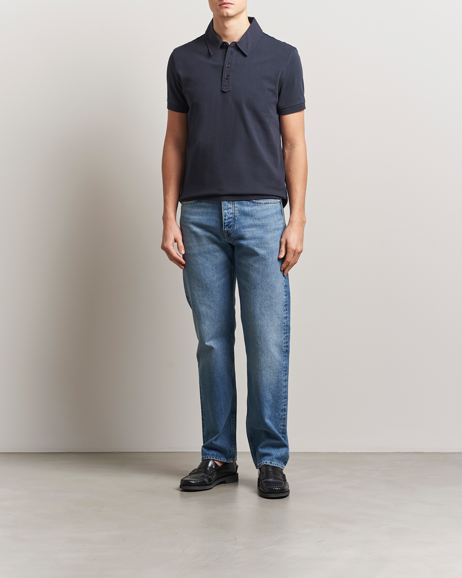 Herr | Pikéer | Tiger of Sweden | Ronen Cotton Polo Light Ink