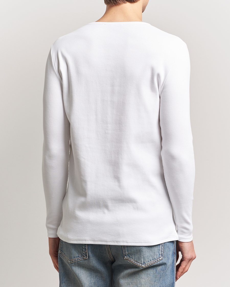 Herr | Tröjor | Tiger of Sweden | Roye Long Sleeve Henley Pure White