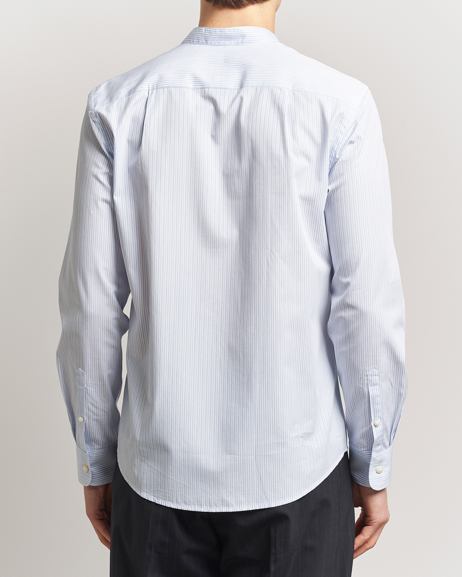 Herr | Skjortor | Tiger of Sweden | Spenser Band Collar Shirt Light Blue