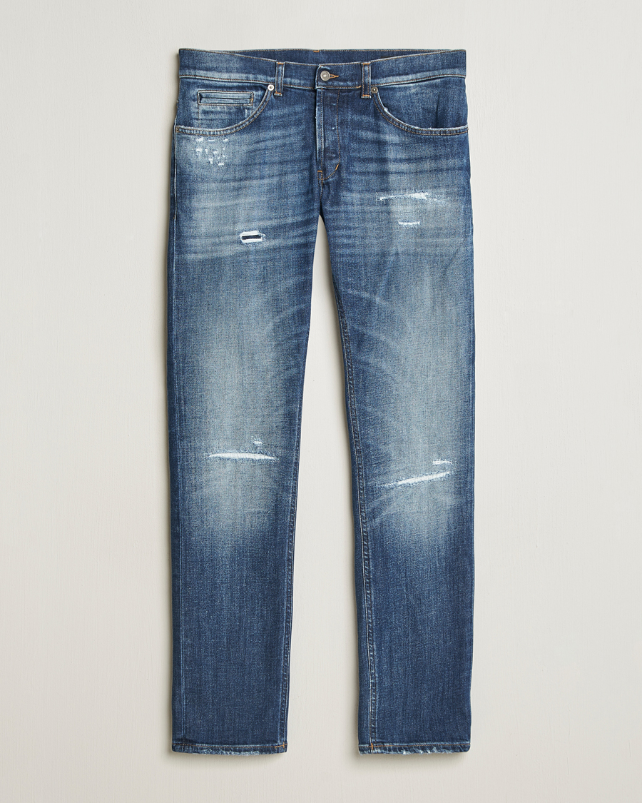 Herr | Jeans | Dondup | George Distressed Jeans Dark Blue