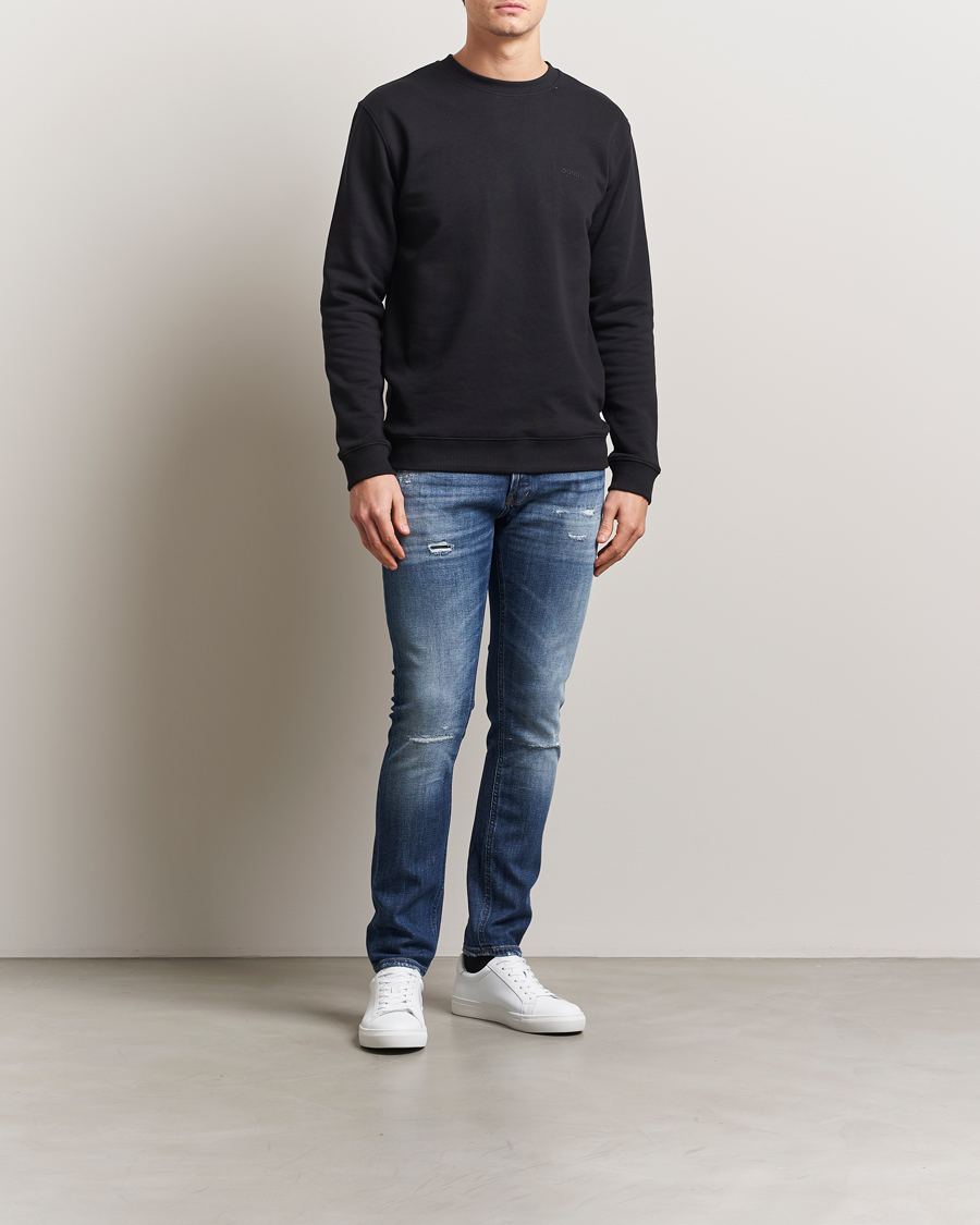 Herr | Jeans | Dondup | George Distressed Jeans Dark Blue
