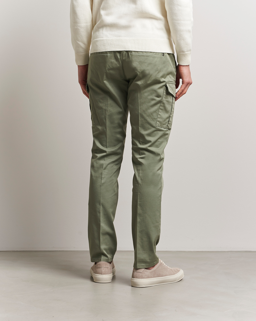 Herr | Byxor | Dondup | Eddie Cargo Pants Green
