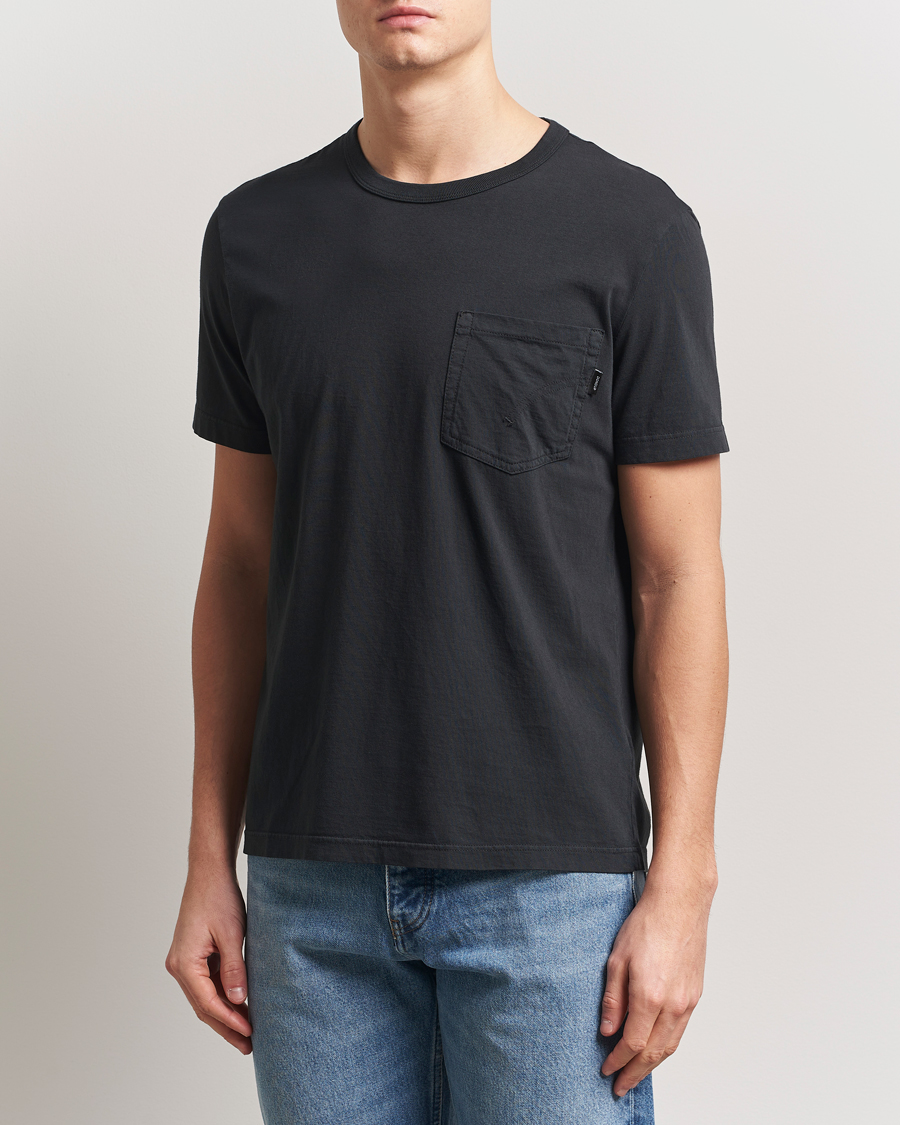 Herr | T-Shirts | Dondup | Pocket Crew Neck T-Shirt Black
