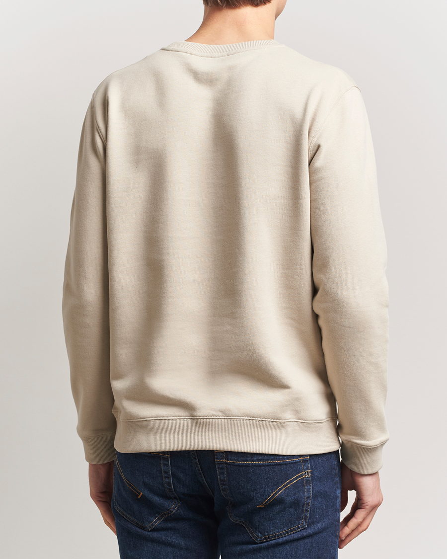 Herr | Tröjor | Dondup | Logo Crew Neck Sweatshirt Sand