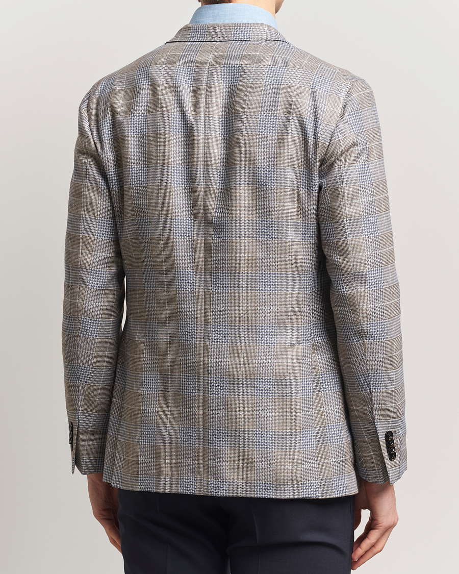 Herr | Kavajer | Boglioli | K Jacket Prince Of Wales Blazer Blue/Beige