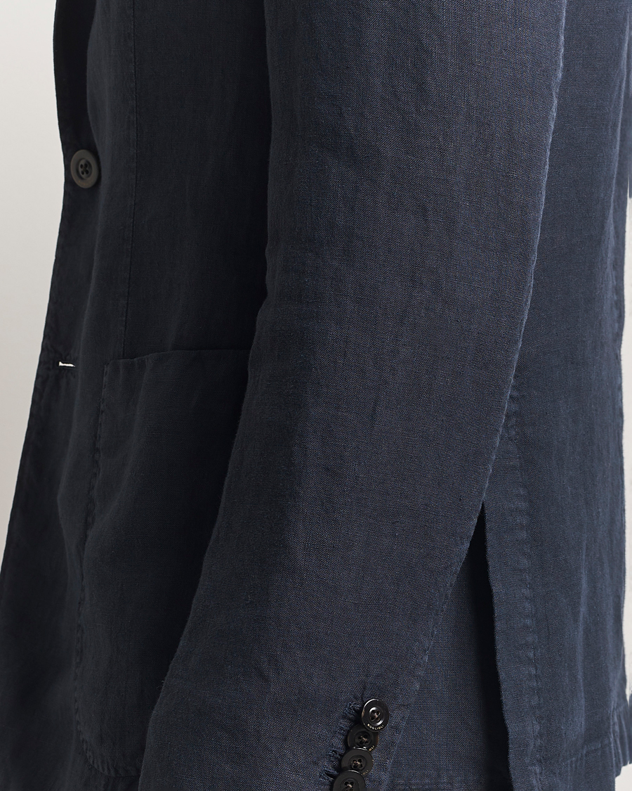 Herr | Kostymer | Boglioli | K Jacket Linen Suit Navy