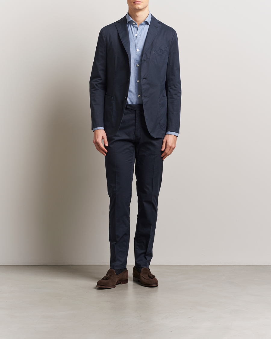 Herr | Kostymer | Boglioli | K Jacket Supima Cotton Suit Navy