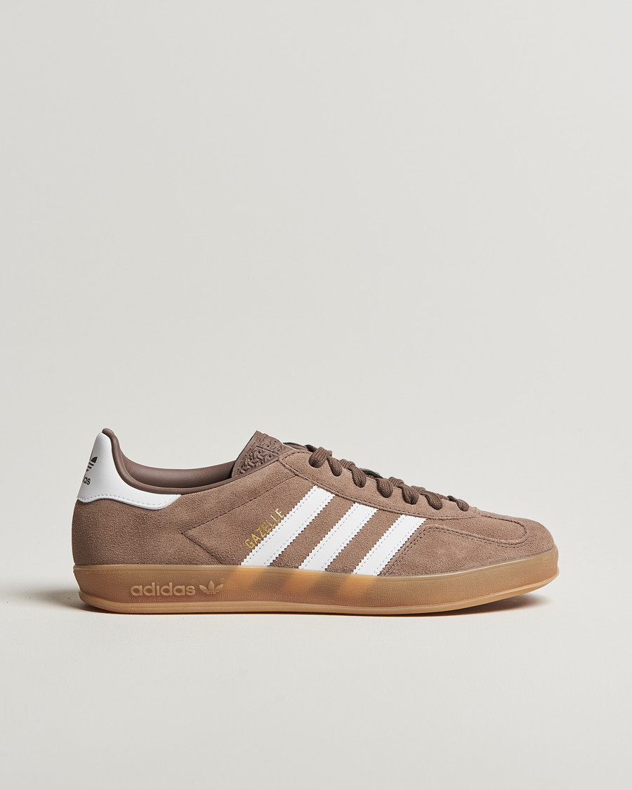 Herr | Sneakers | adidas Originals | Gazelle Indoor Sneaker Earth Brown/White