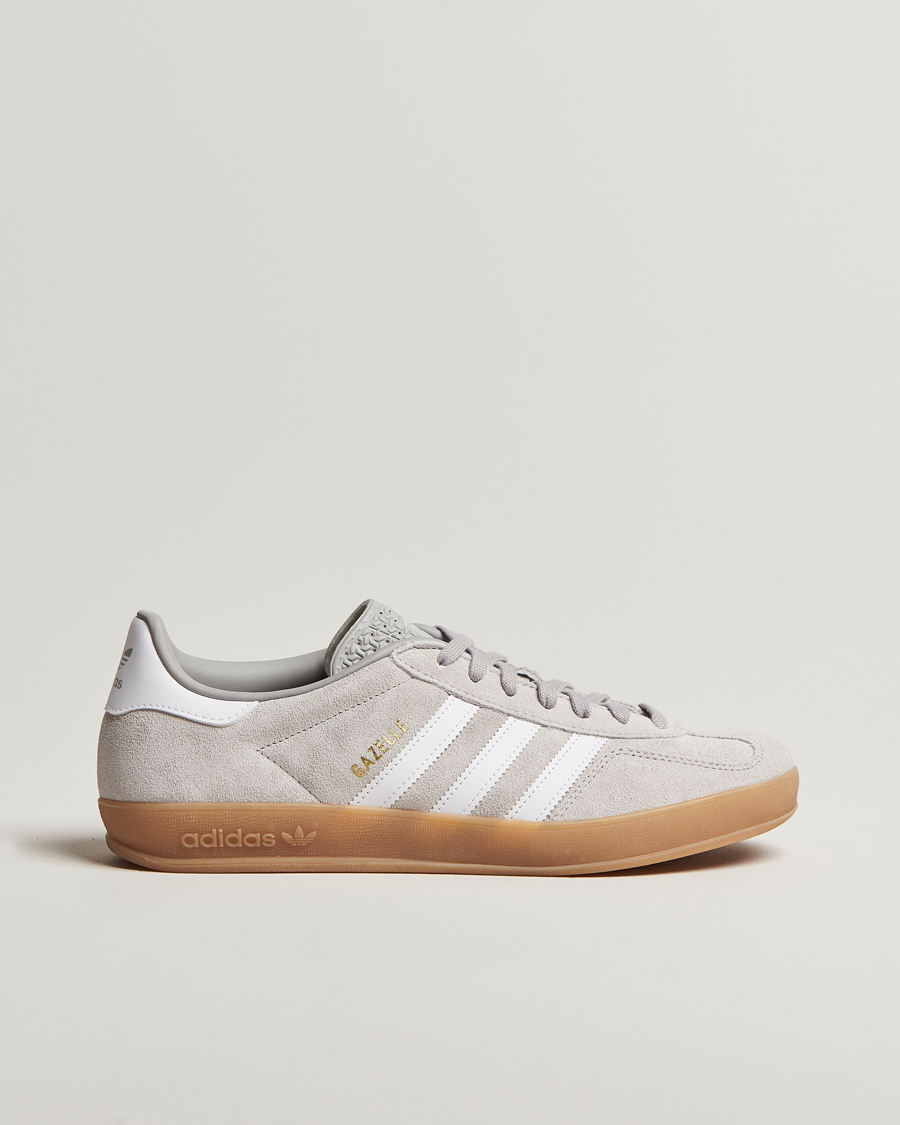 Herr | Sneakers | adidas Originals | Gazelle Indoor Sneaker Light Grey/White