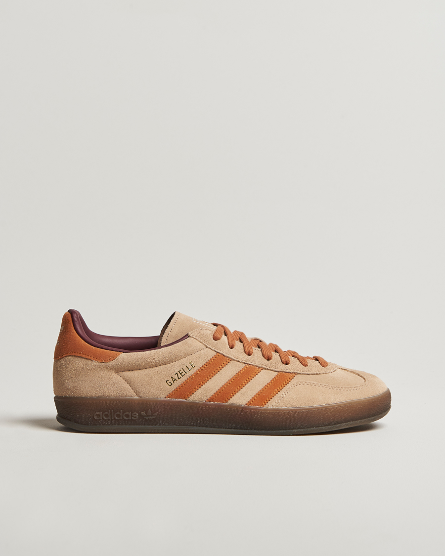 Herr | Sneakers | adidas Originals | Gazelle Indoor Sneaker Beige/Orange