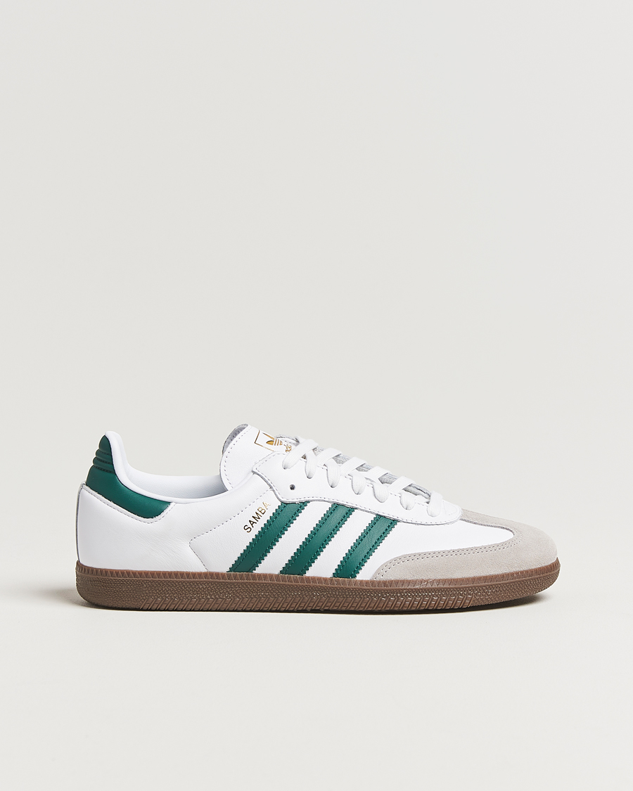 Herr | Sneakers | adidas Originals | Samba Original Sneaker White/Green