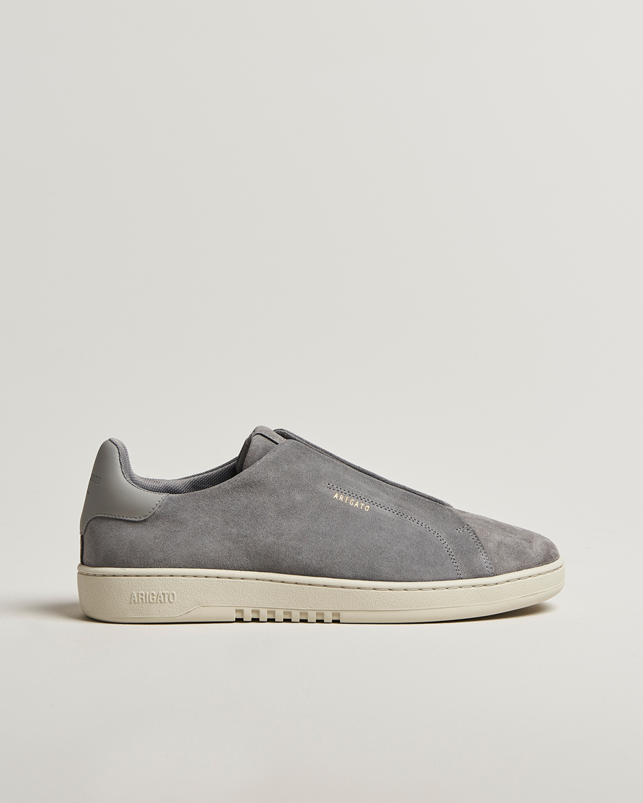 Herr | Sneakers | Axel Arigato | Dice Laceless Sneaker Dark Grey Suede