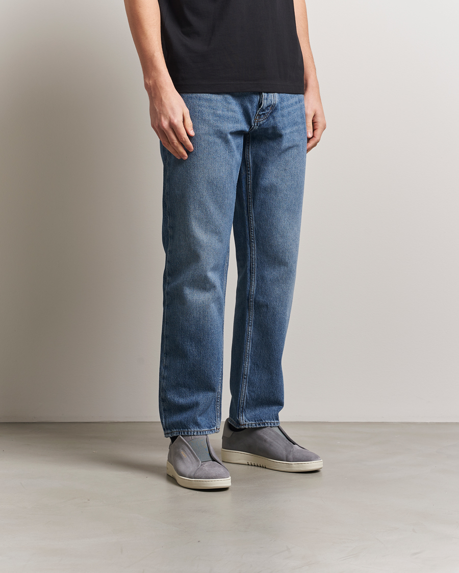 Herr | Sneakers | Axel Arigato | Dice Laceless Sneaker Dark Grey Suede