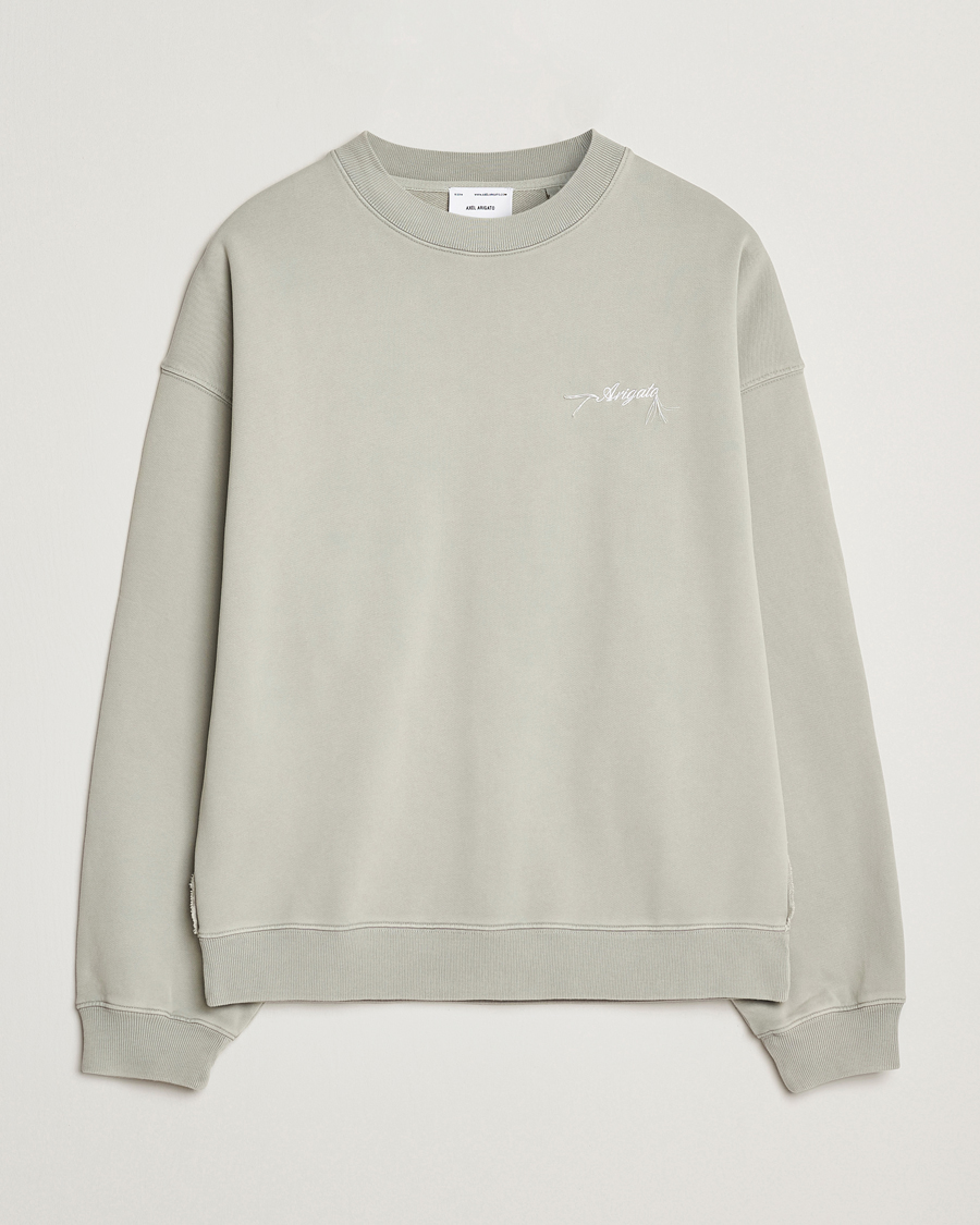 Herr | Tröjor | Axel Arigato | Honor Washed Sweatshirt Sage Green