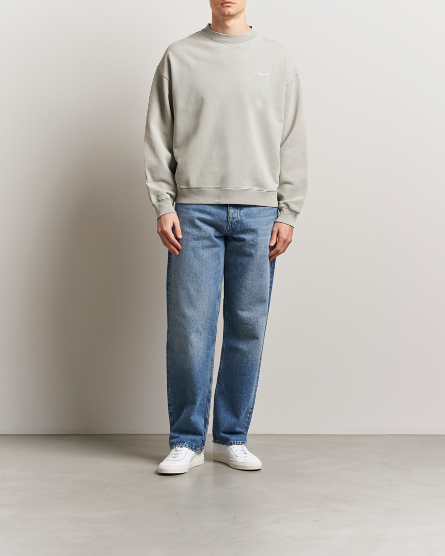 Herr | Tröjor | Axel Arigato | Honor Washed Sweatshirt Sage Green