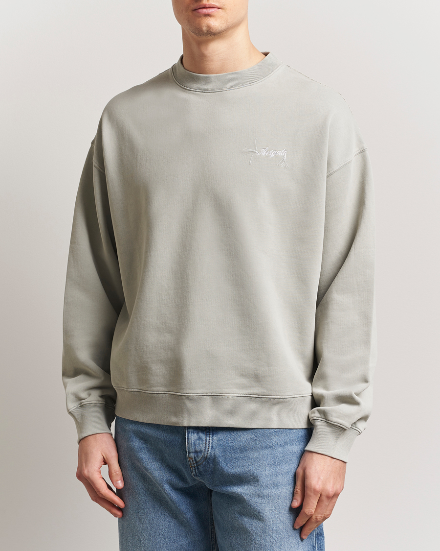 Herr | Tröjor | Axel Arigato | Honor Washed Sweatshirt Sage Green