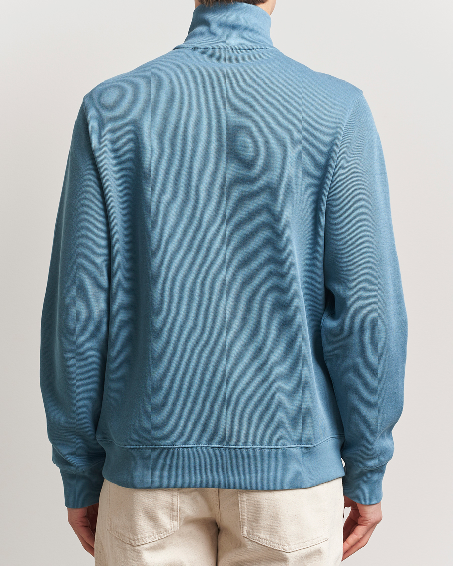 Herr | Tröjor | Lacoste | Rib Interlock Half Zip Limestone