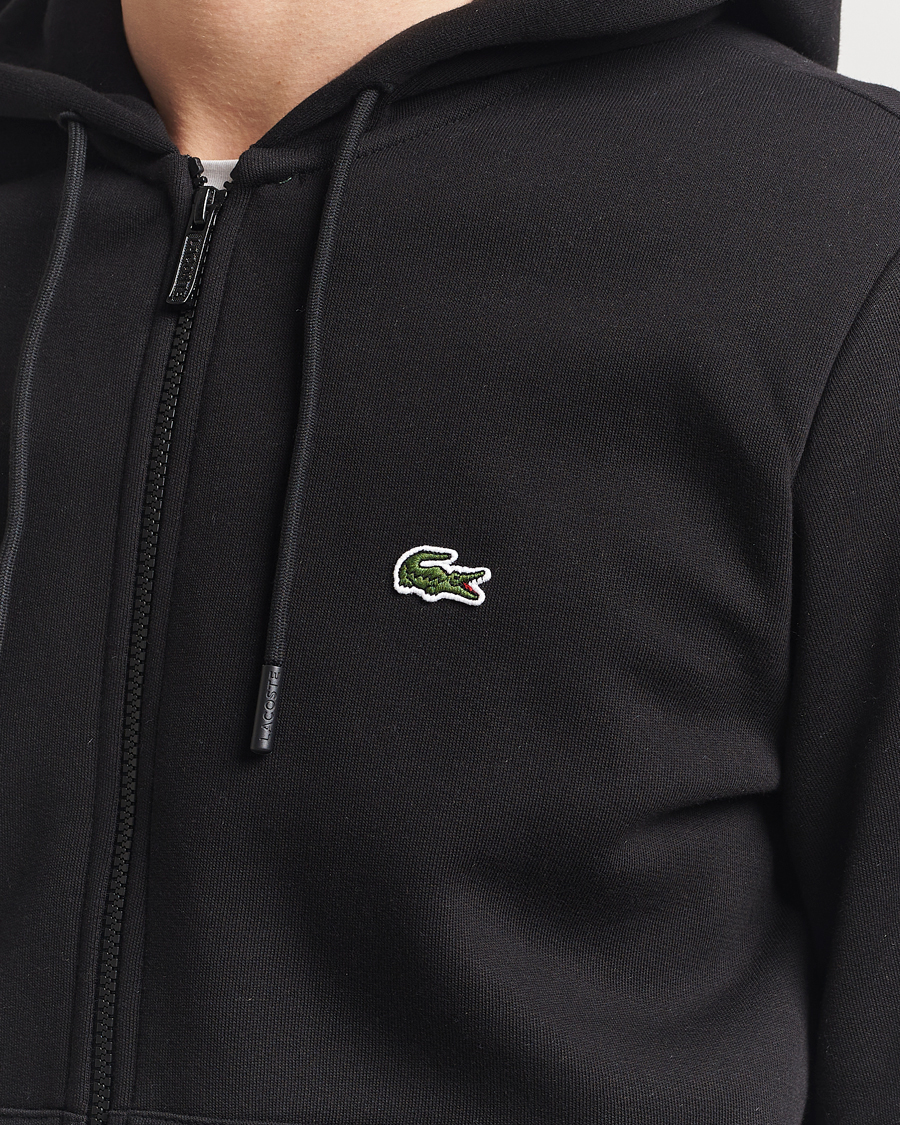 Herr | Tröjor | Lacoste | Full Zip Hoodie Black