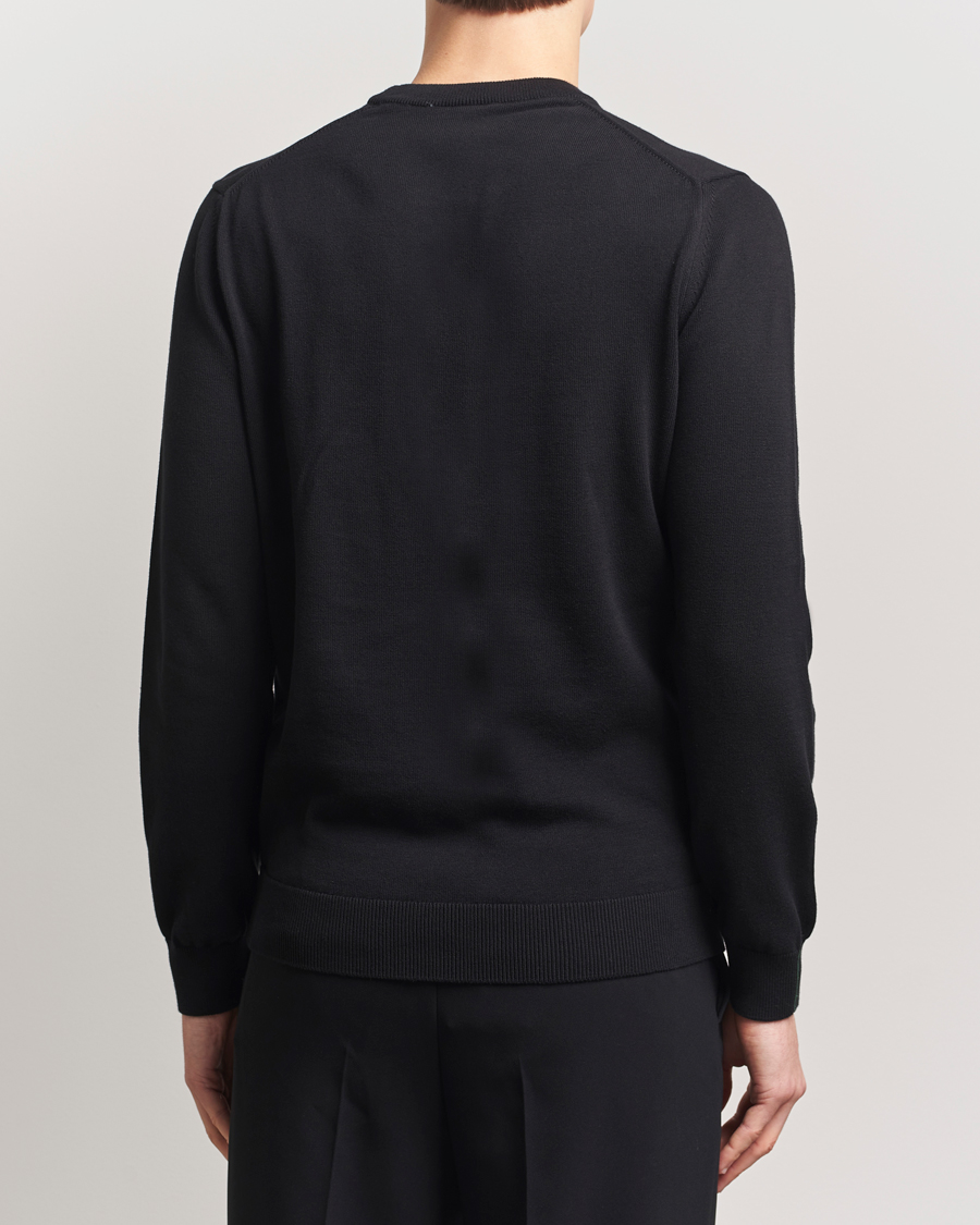 Herr | Tröjor | Lacoste | Cotton Knitted Sweater Black