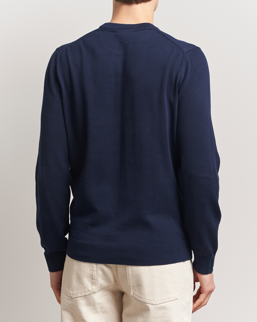 Herr | Tröjor | Lacoste | Cotton Knitted Sweater Navy