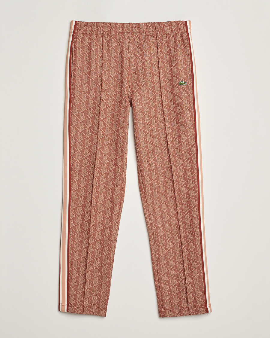 Herr | Byxor | Lacoste | Monogram Track Pants Iberis/Latte