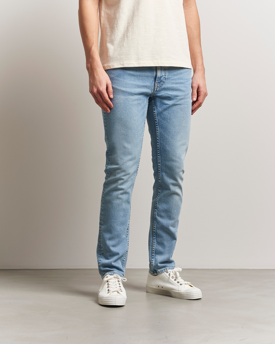 Herr | Jeans | Nudie Jeans | Lean Dean Jeans Blue Noise