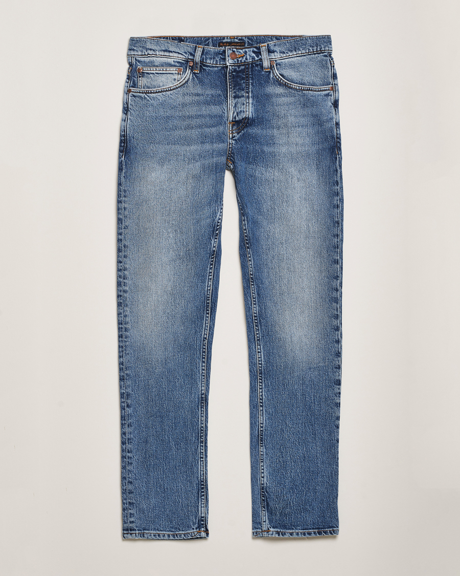 Herr | Byxor | Nudie Jeans | Solid Ollie Jeans Worn Vintage