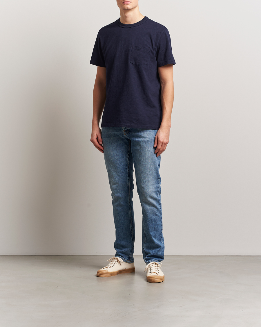 Herr | Byxor | Nudie Jeans | Solid Ollie Jeans Worn Vintage