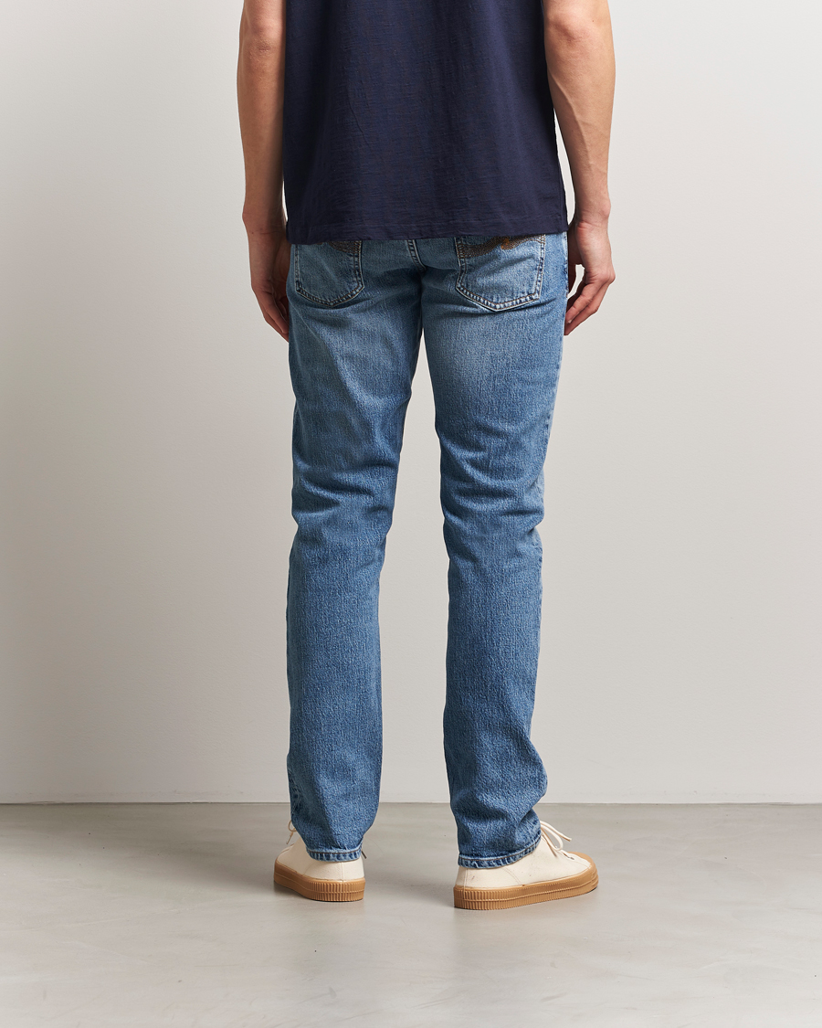 Herr | Byxor | Nudie Jeans | Solid Ollie Jeans Worn Vintage