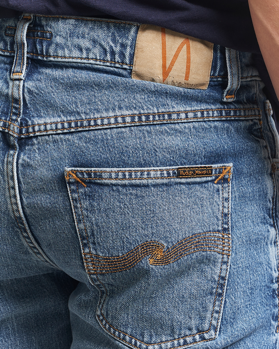 Herr | Byxor | Nudie Jeans | Solid Ollie Jeans Worn Vintage