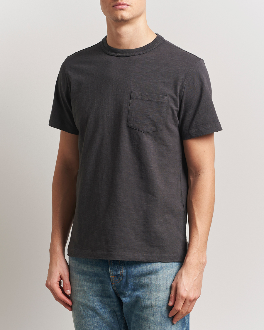 Herr | T-Shirts | Nudie Jeans | Roy Heavy Slub T-Shirt Antracite