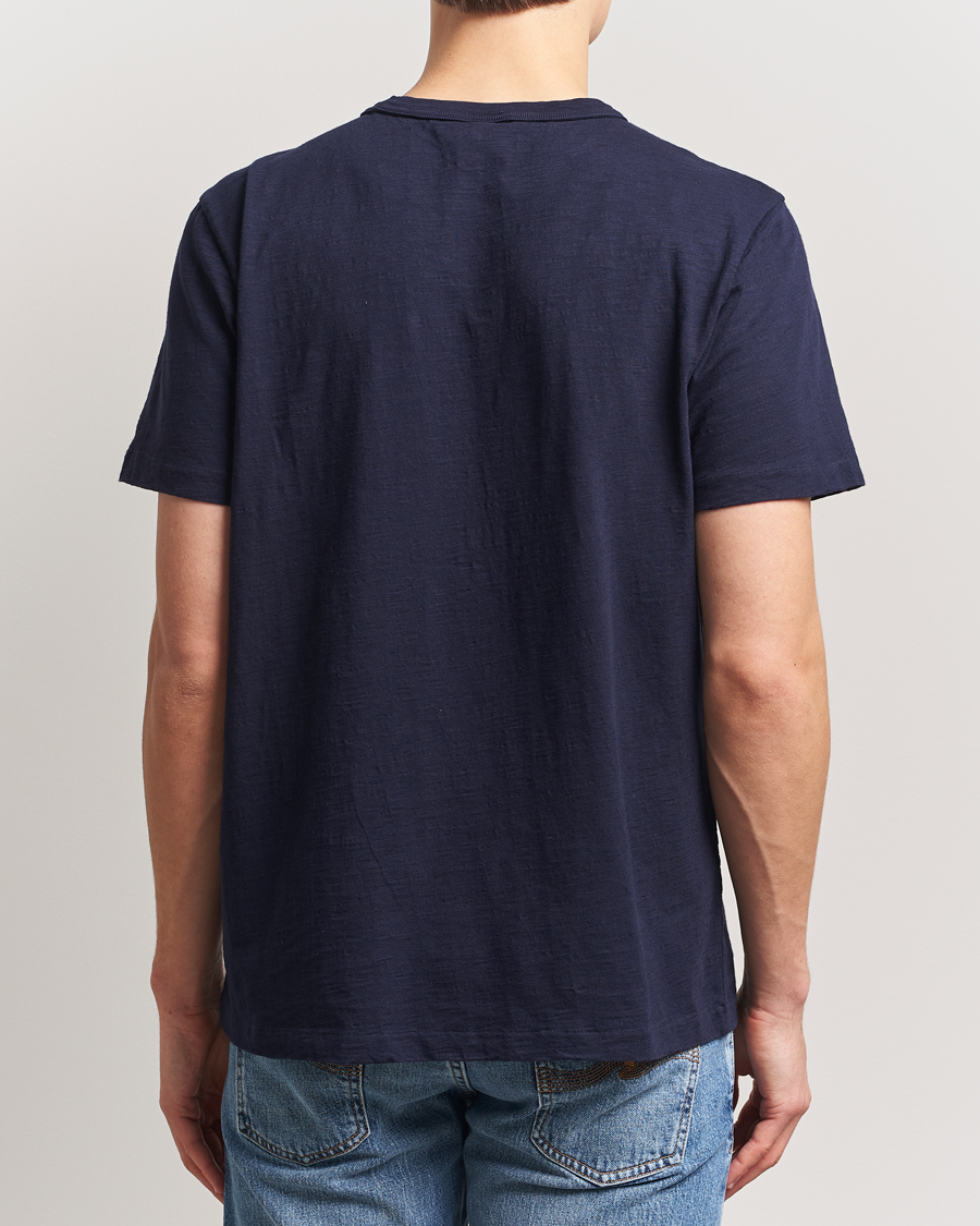 Herr | T-Shirts | Nudie Jeans | Roy Heavy Slub T-Shirt Blueberry