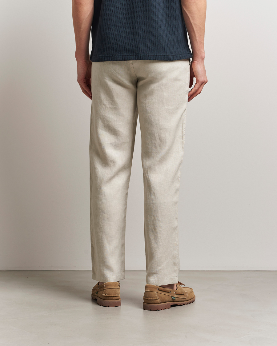 Herr | Byxor | Samsøe Samsøe | Jabari Linen Drawstring Trousers Moonstruck