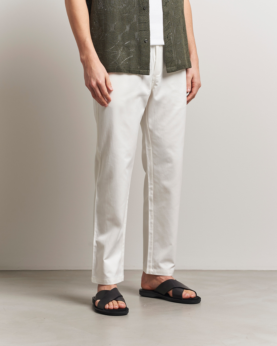 Herr | Byxor | Samsøe Samsøe | Jabari Drawstring Trousers Clear Cream