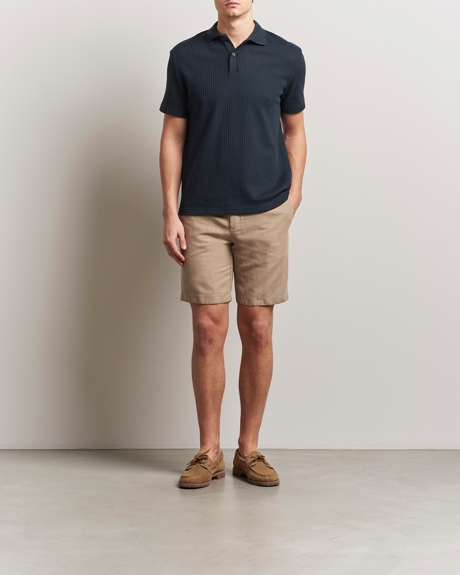 Herr | Shorts | Samsøe Samsøe | Smith Cotton/Linen Drawstring Shorts Greige