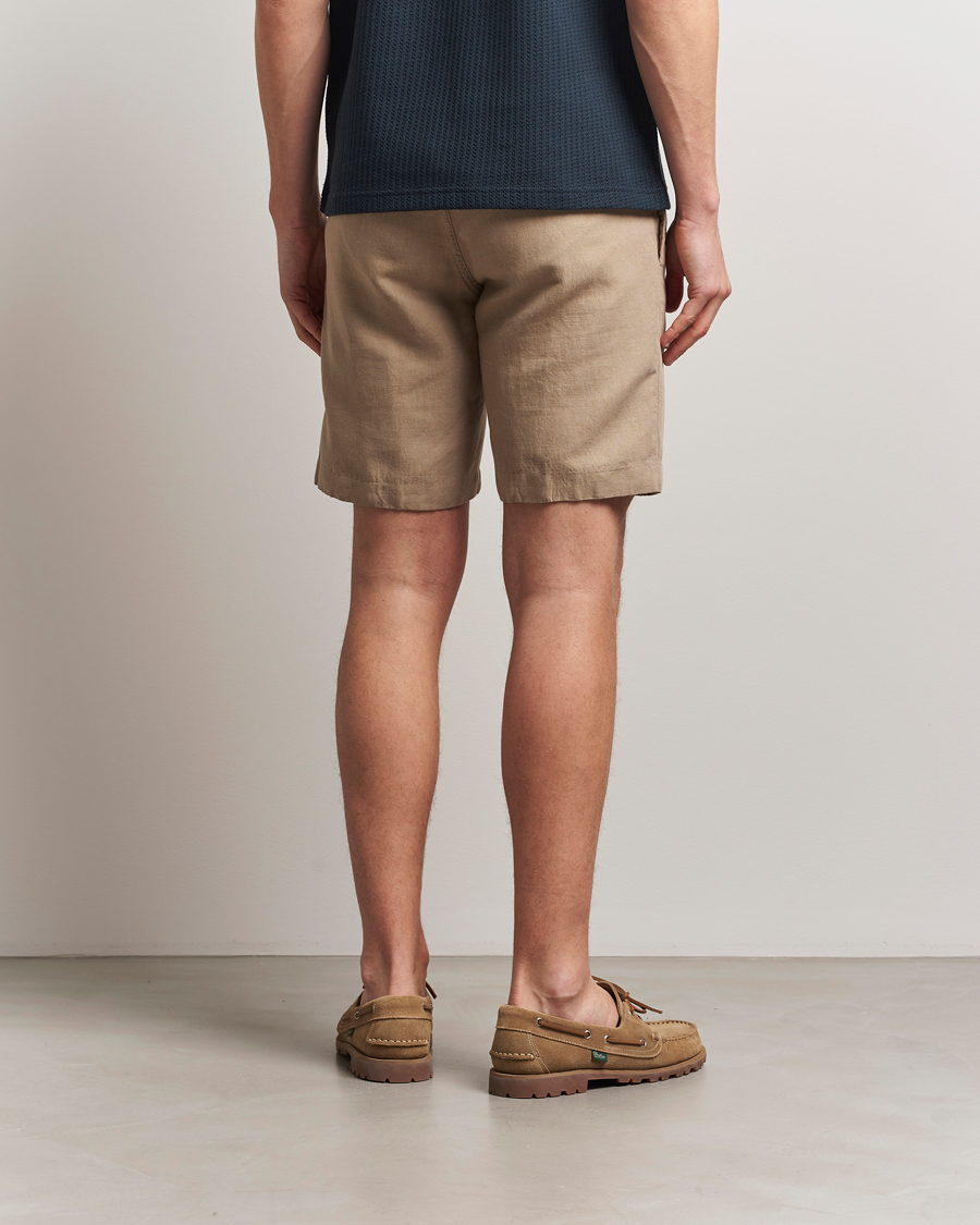 Herr | Shorts | Samsøe Samsøe | Smith Cotton/Linen Drawstring Shorts Greige