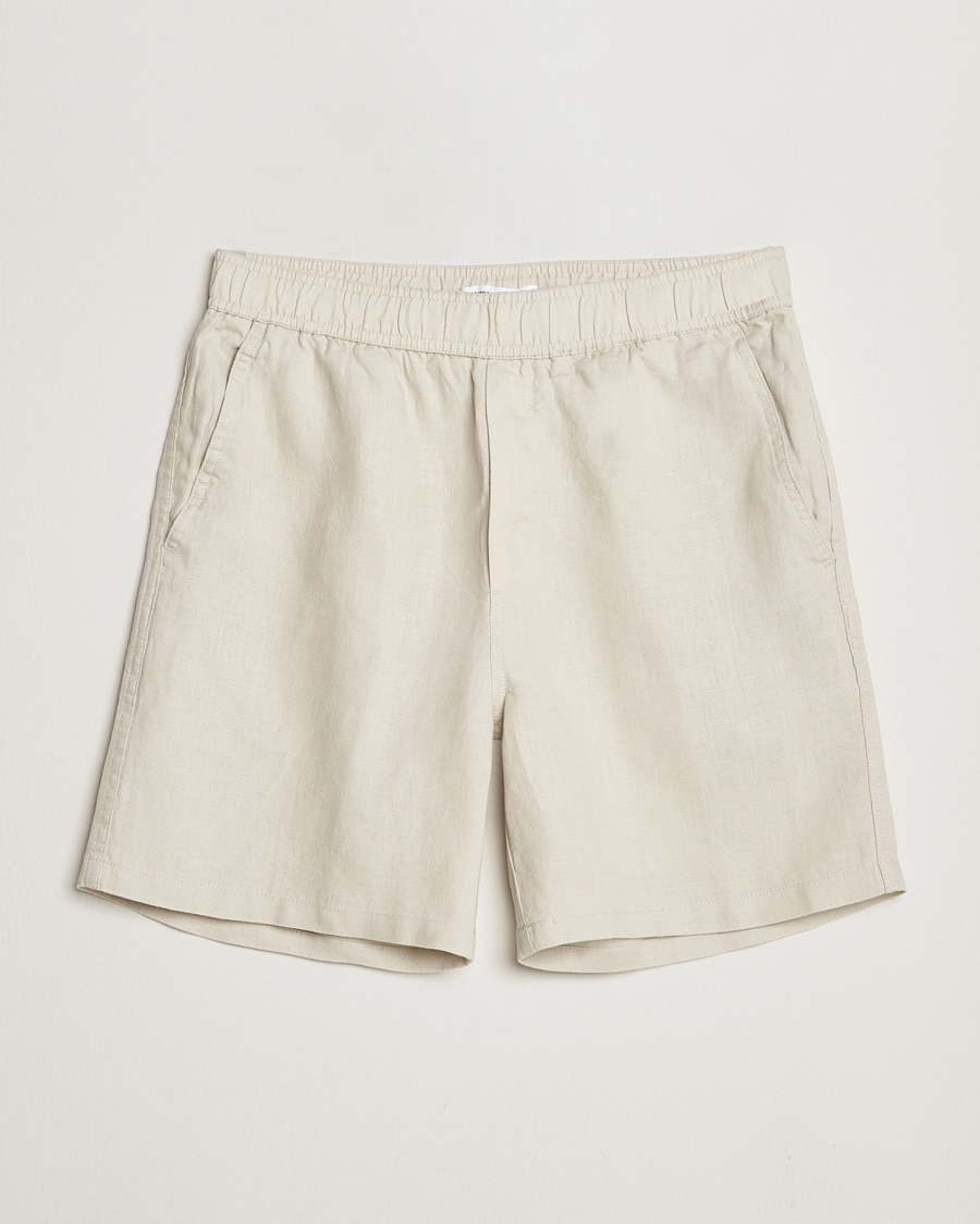 Herr | Shorts | Samsøe Samsøe | Jabari Linen Drawstring Shorts Moonstruck