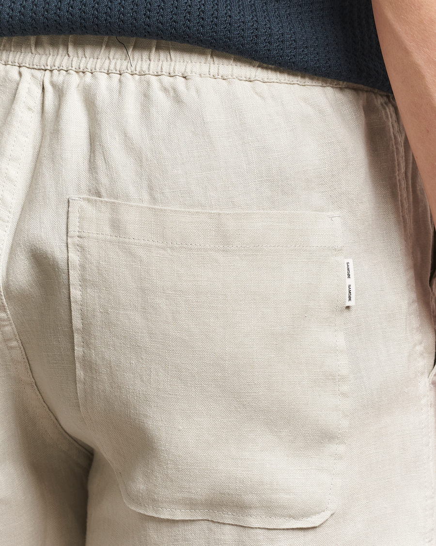 Herr | Shorts | Samsøe Samsøe | Jabari Linen Drawstring Shorts Moonstruck