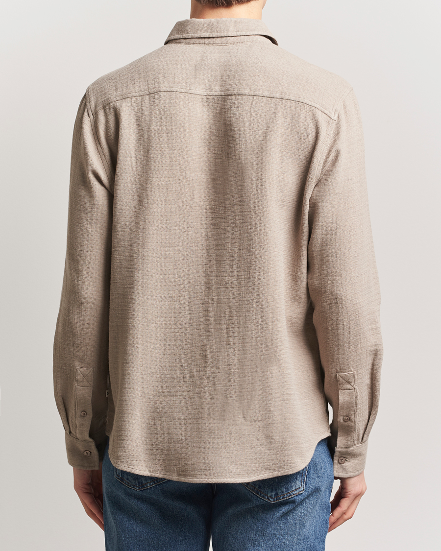 Herr | Skjortor | Samsøe Samsøe | Ryan Cotton/Linen Shirt Greige