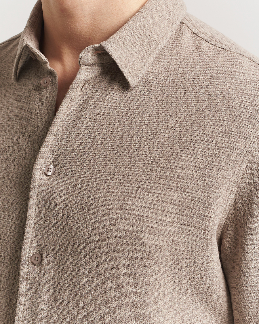 Herr | Skjortor | Samsøe Samsøe | Ryan Cotton/Linen Shirt Greige