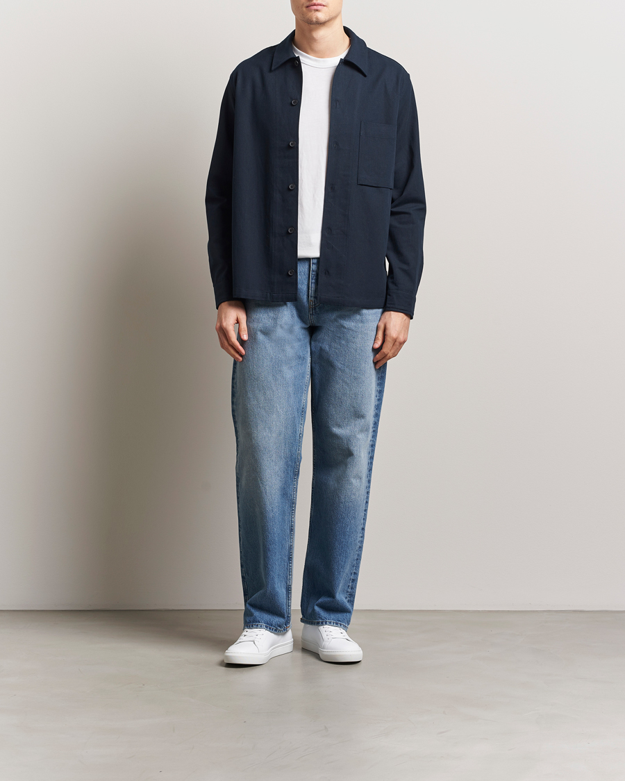 Herr | Skjortor | Samsøe Samsøe | Damon Go Overshirt Salute Navy