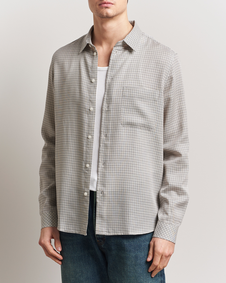 Herr | Skjortor | Samsøe Samsøe | Ryan Checked Shirt Clear Cream