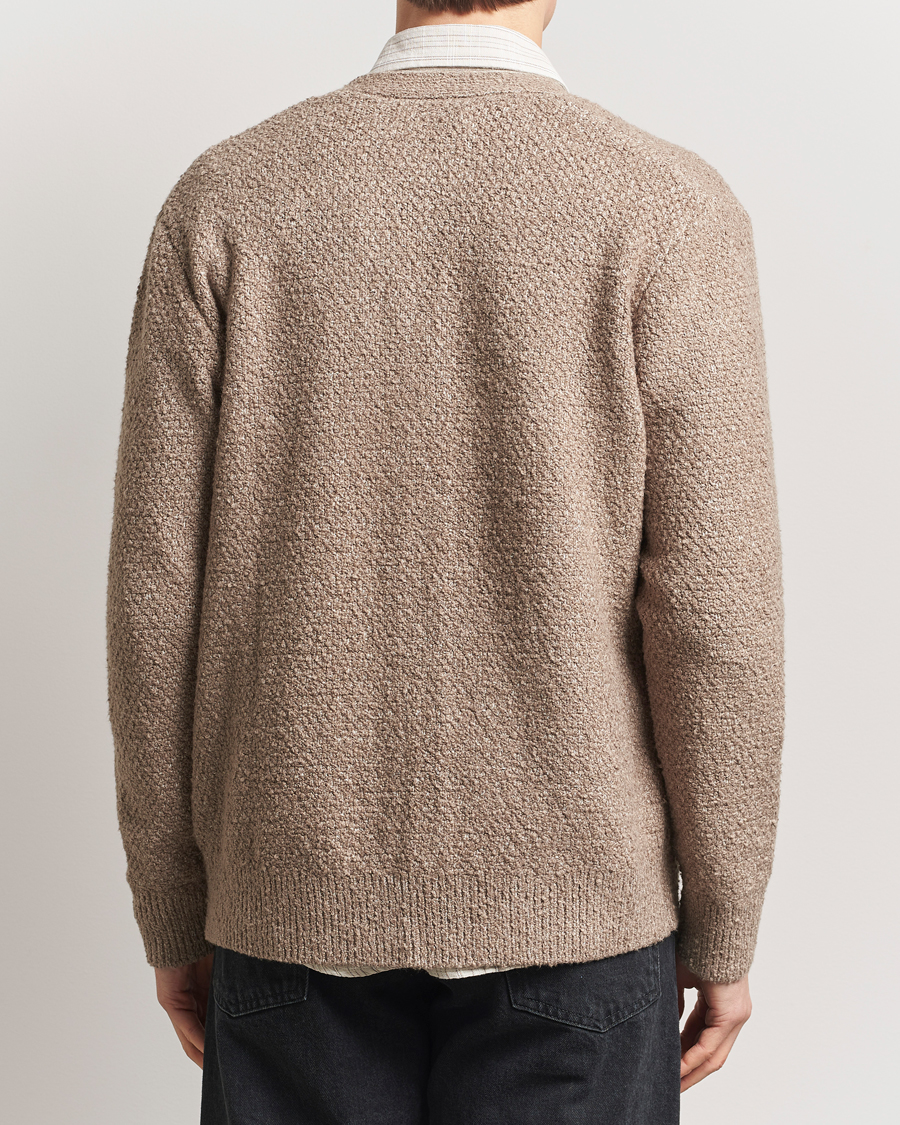 Herr | Tröjor | Samsøe Samsøe | Ezra Heavy Knitted Cardigan Greige Melange