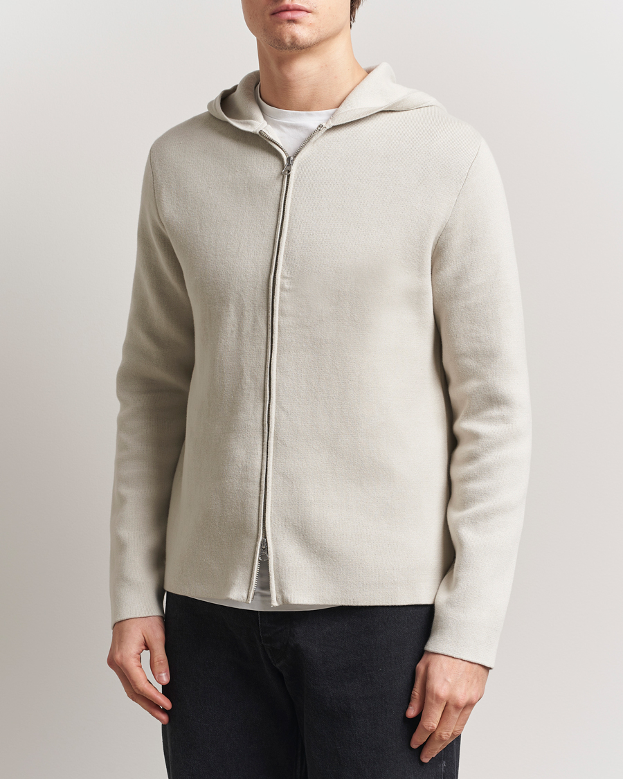 Herr | Tröjor | Samsøe Samsøe | Niklas Full Zip Hoodie Moonstruck