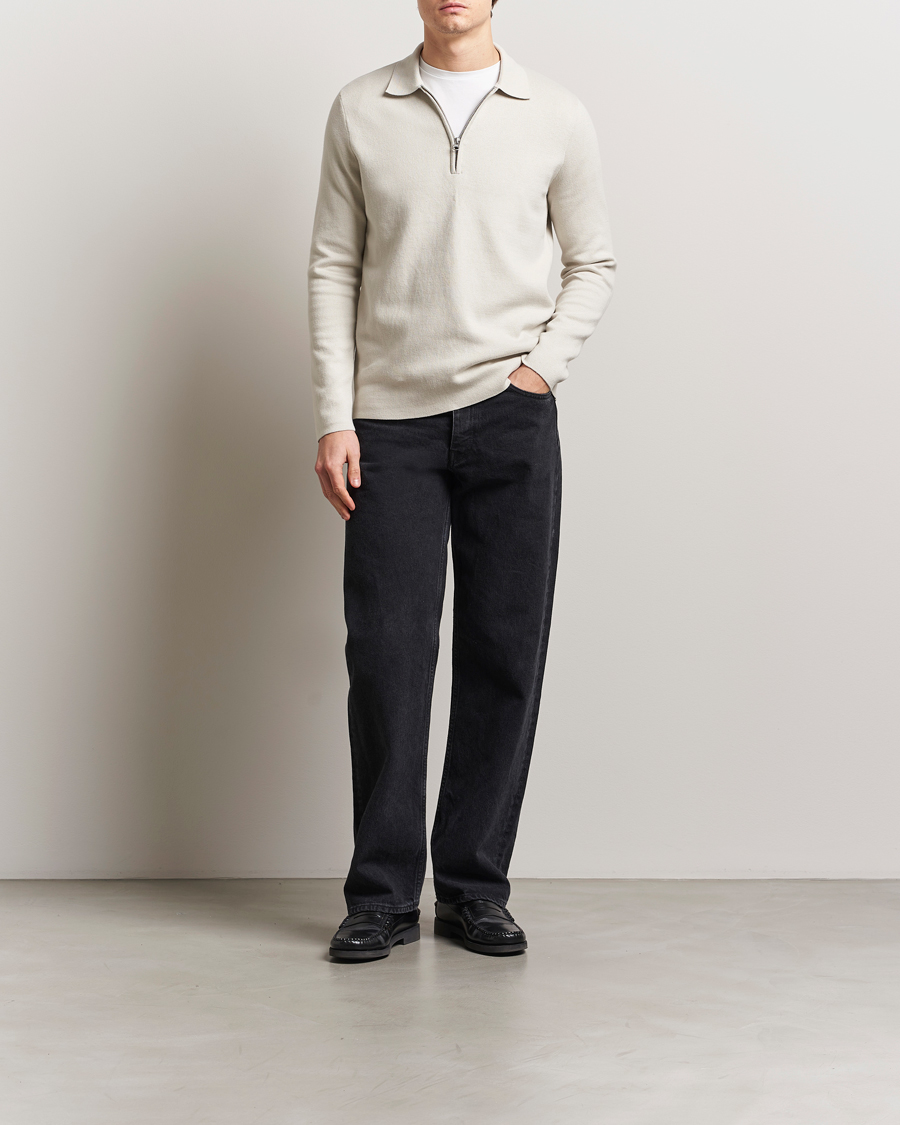 Herr | Tröjor | Samsøe Samsøe | Guna Half Zip Moonstruck