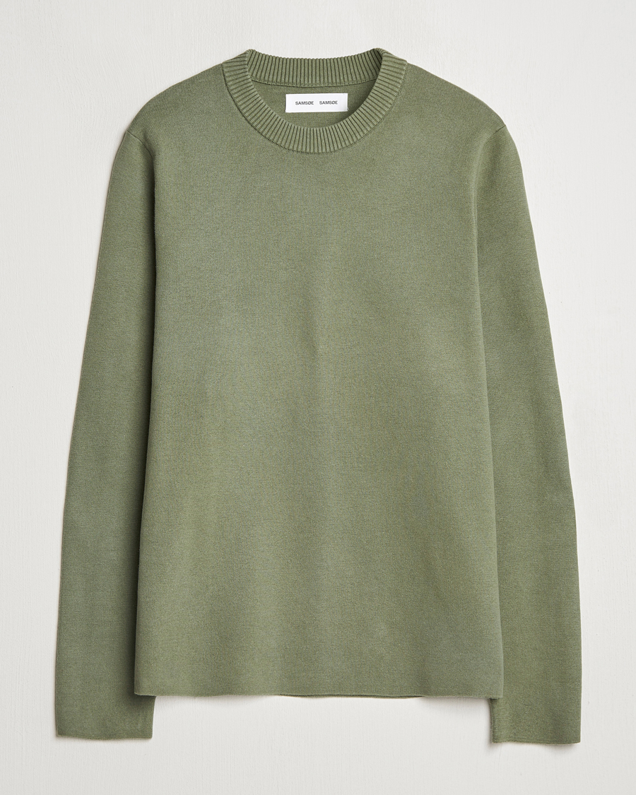 Herr | Tröjor | Samsøe Samsøe | Niklas Crew Neck Sweater Four Leaf Clover