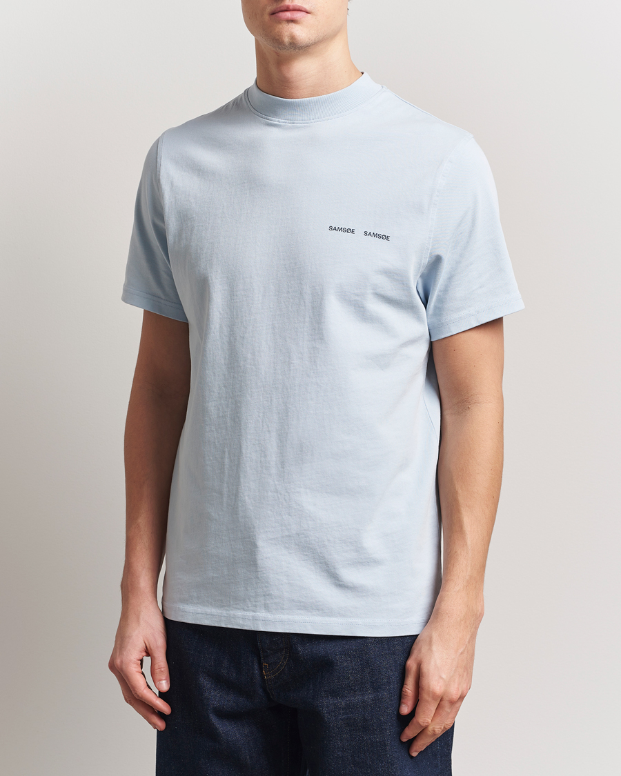 Herr | T-Shirts | Samsøe Samsøe | Norsbro Organic Cotton T-Shirt Skyway