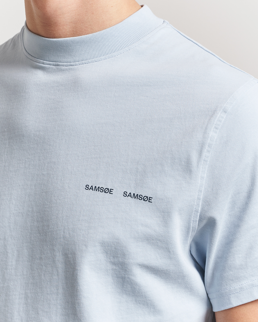 Herr | T-Shirts | Samsøe Samsøe | Norsbro Organic Cotton T-Shirt Skyway